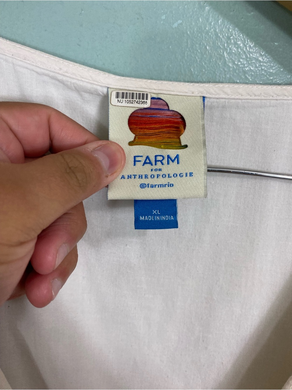 Farm Rio Peplum Embroidered Romper XL - Picture 3 of 7